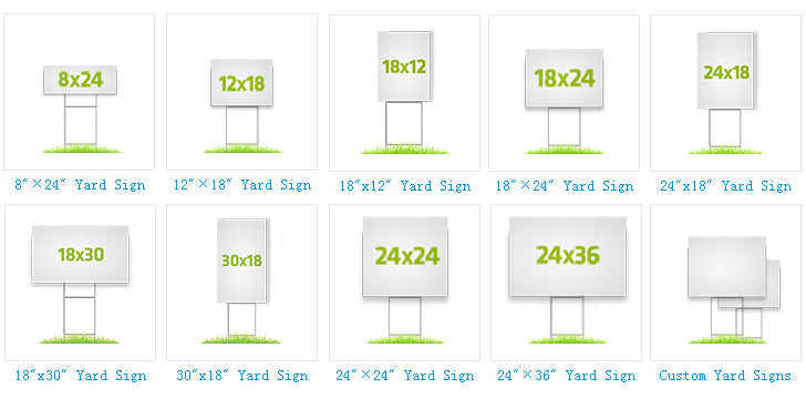 Yard Sign Sizes What Are The Best Types Of Yard Signs?