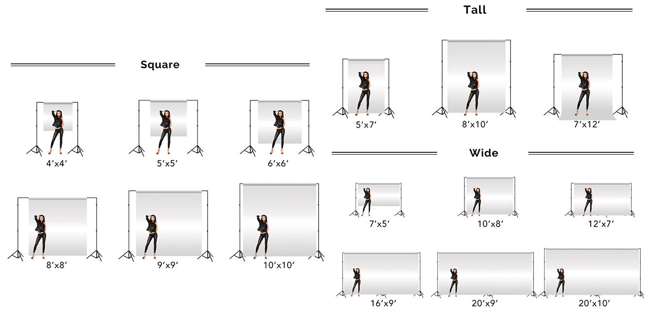 Custom Backdrop Sizes Custom Backdrop Printing | Event & Photo Backdrops – No Name Customz